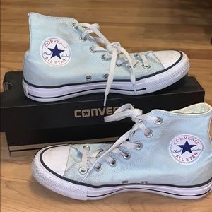 Light blue high tops!
